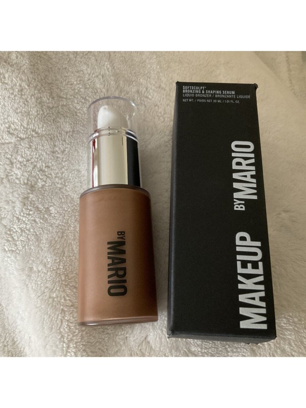 Makeup by Mario Softsculpt Multi-Use Bronzing & Shaping Serum Medium NIB 30ml